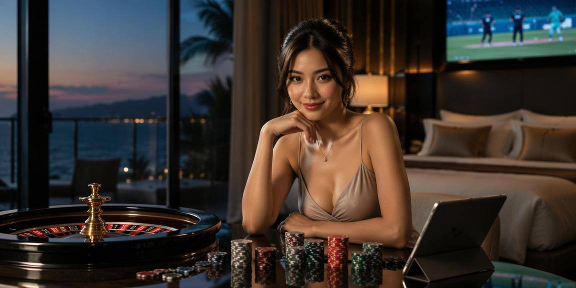 ut567 Bàn Blackjack có ghế thật